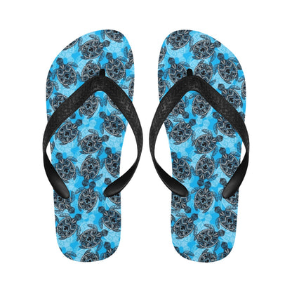 Tribal Pattern Print Design LKS307 Flip Flops
