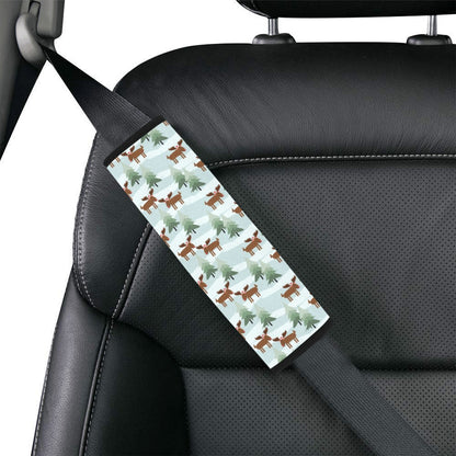 Moose Print Design LKS402 Car Seat Belt Cover