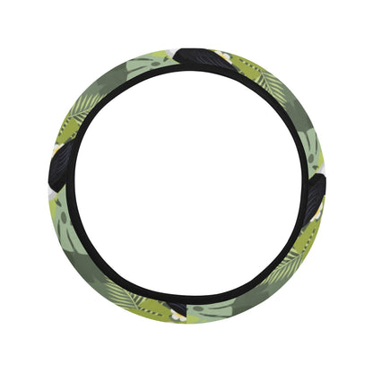 Toucan Print Design LKS304 Steering Wheel Cover with Elastic Edge