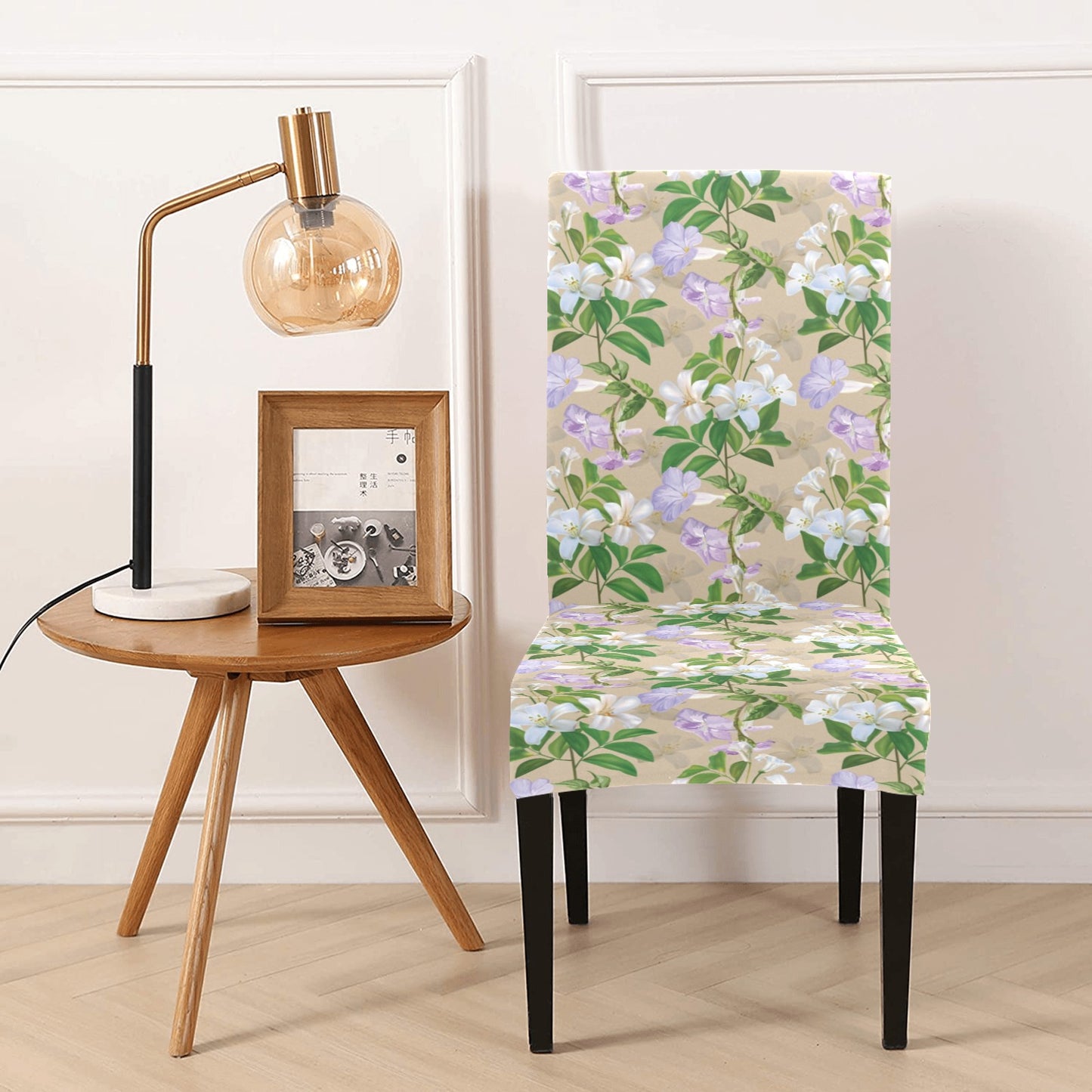 Sampaguita Print Design LKS302 Dining Chair Slipcover