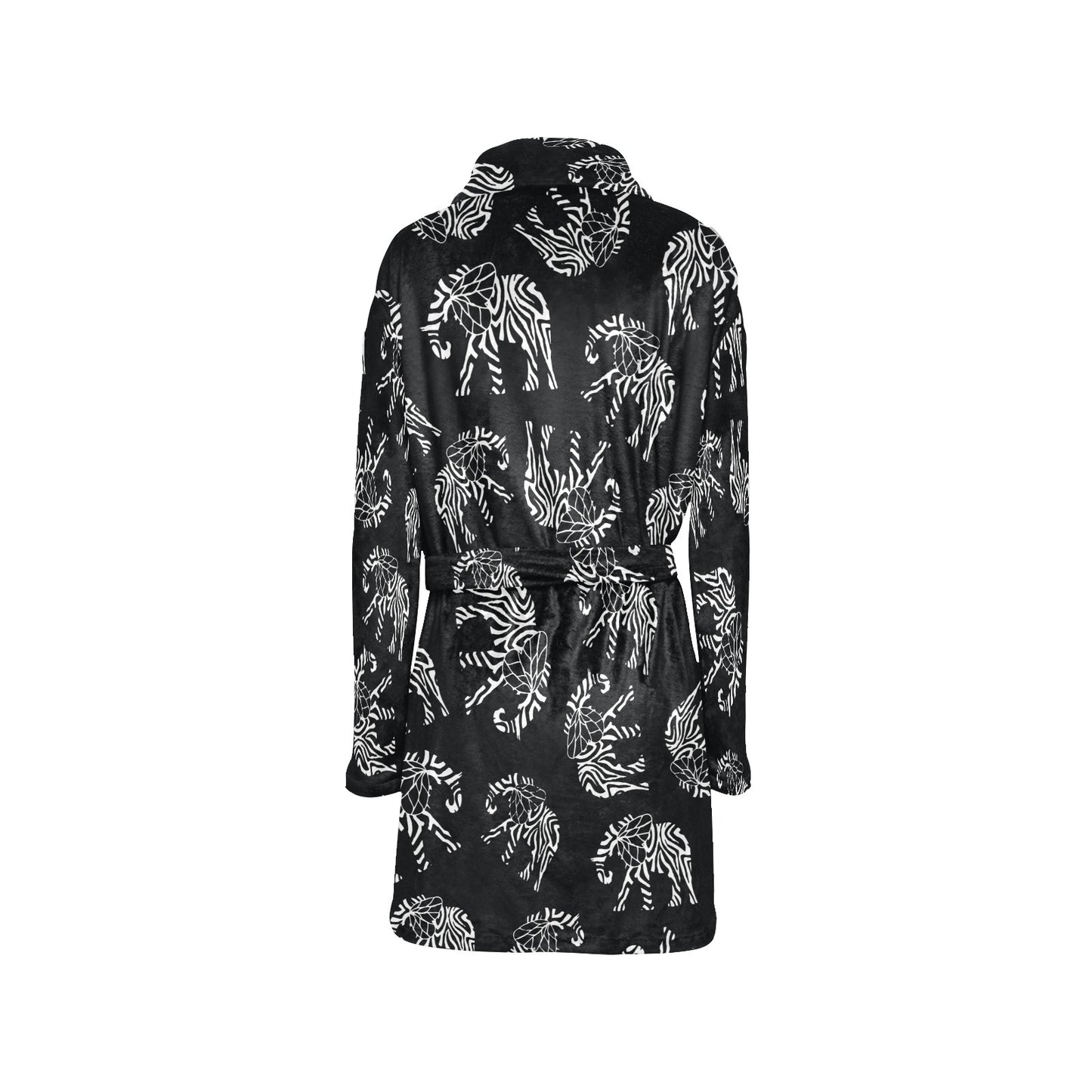 Elephant Tribal Women's Fleece Robe