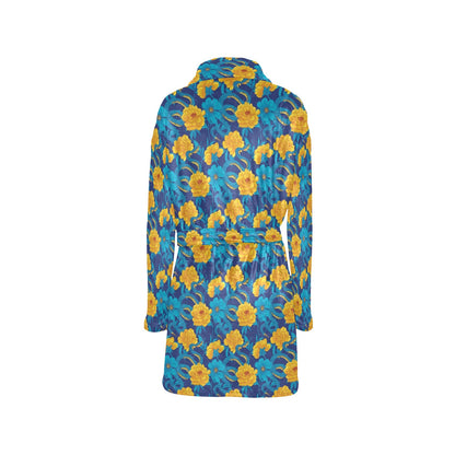 Boa Pattern Print Design 01 Women's Fleece Robe