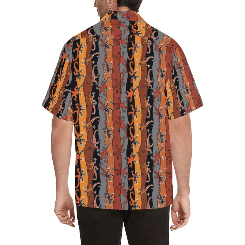 lizard Print Design LKS403 Men's Men's Hawaiian Shirt