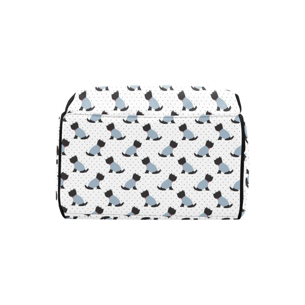 Scottish Terriers Print Design LKS3013 Diaper Bag Backpack