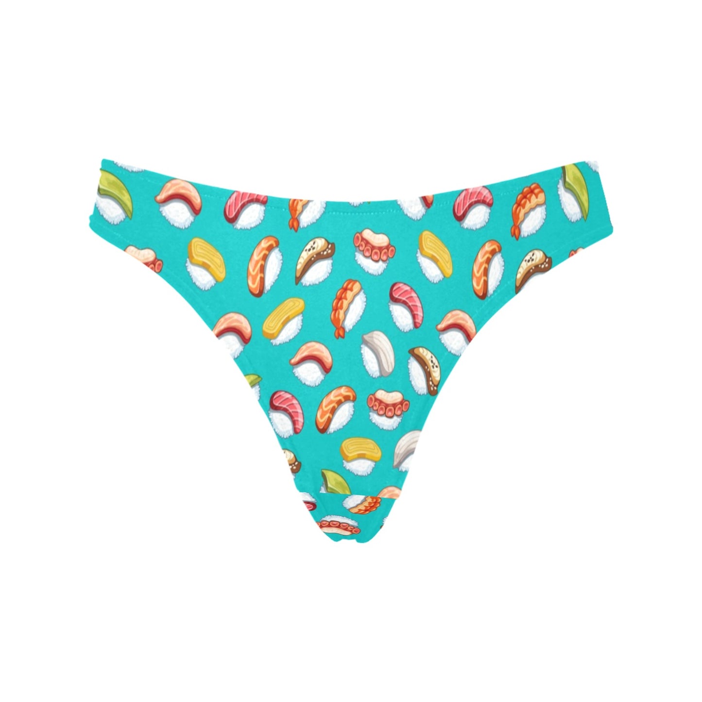 Sushi Themed Print Women's Thongs