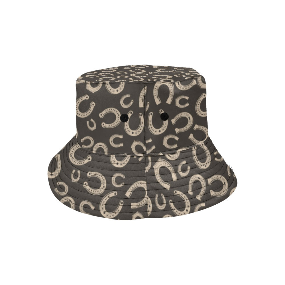 Horseshoe Print Design LKS303 Unisex Bucket Hat