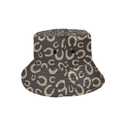 Horseshoe Print Design LKS303 Unisex Bucket Hat