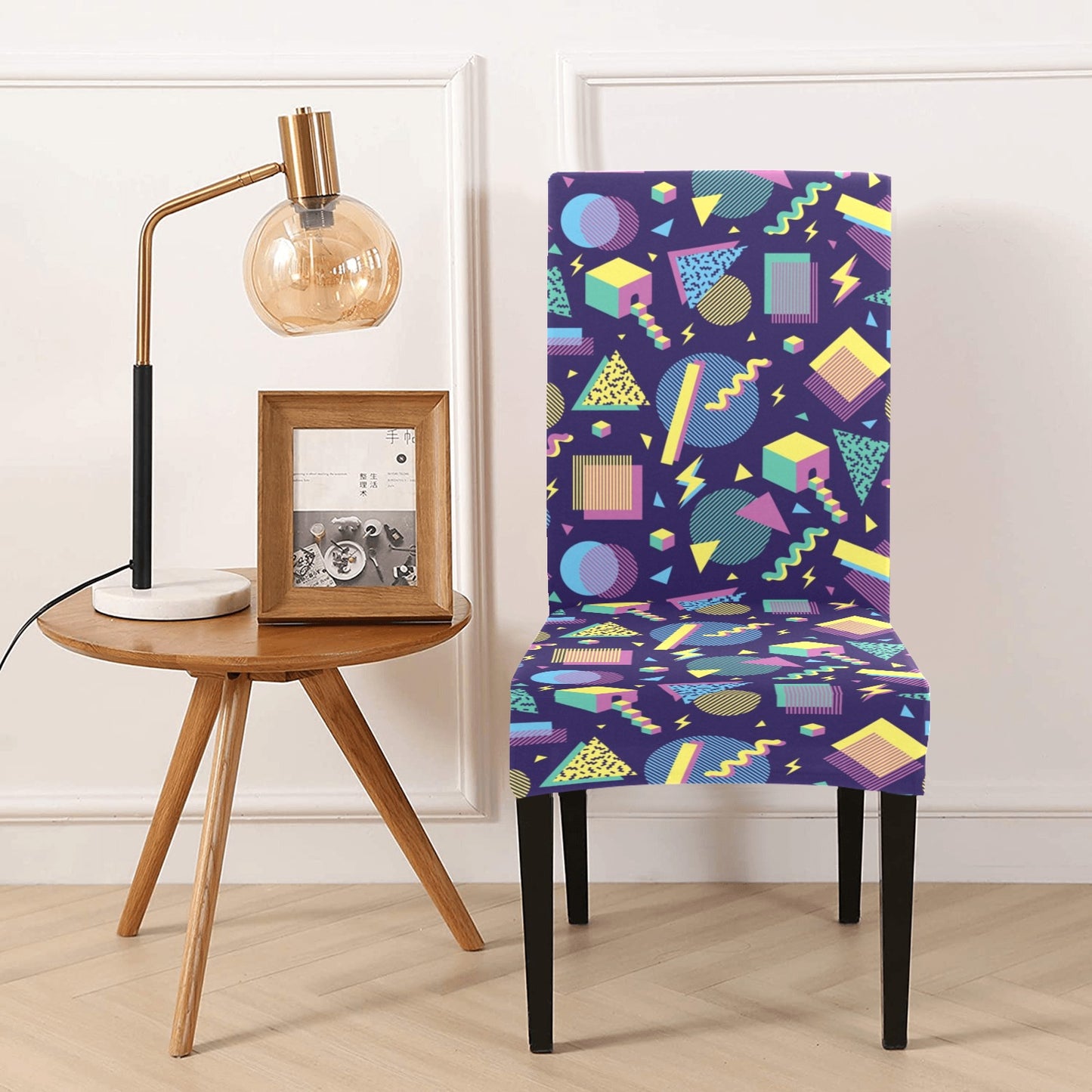 Geometric Print Design LKS401 Dining Chair Slipcover