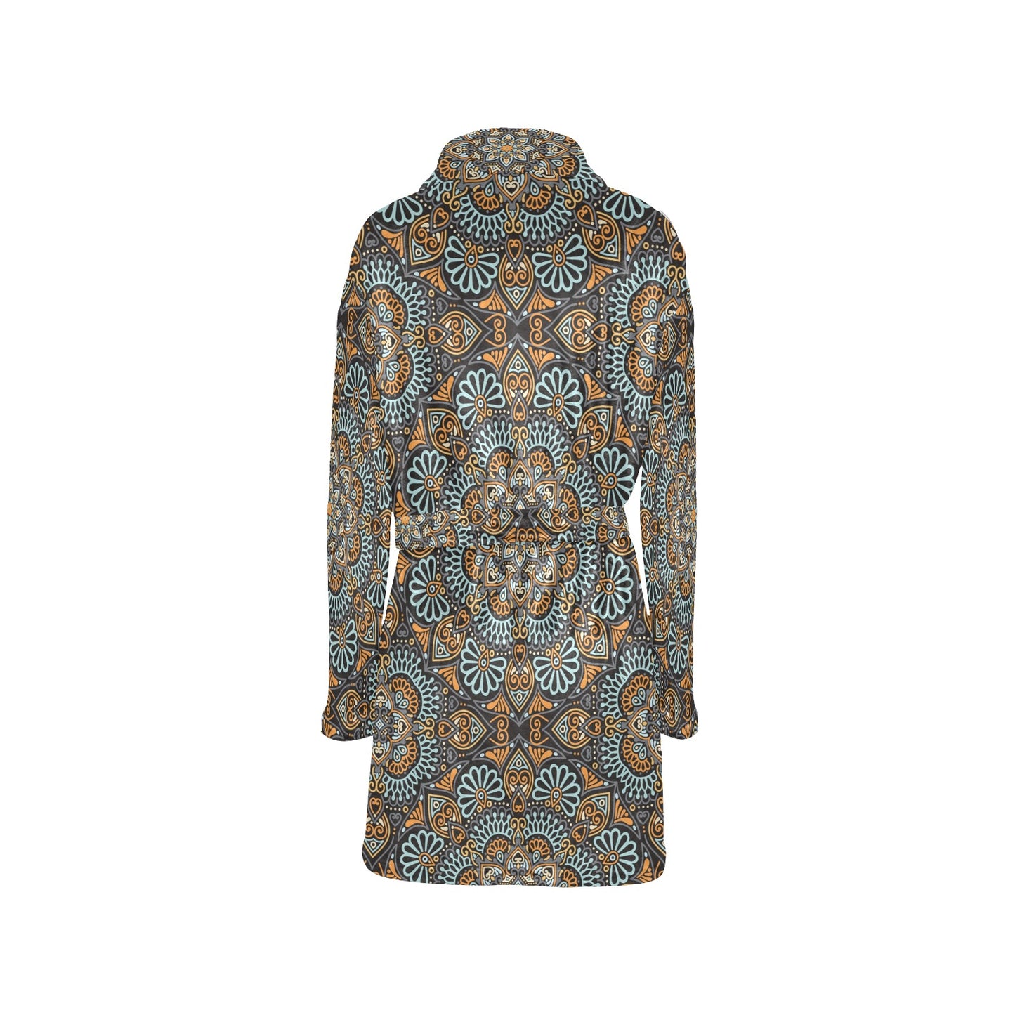 Mandala Pattern Print Design 05 Women's Fleece Robe