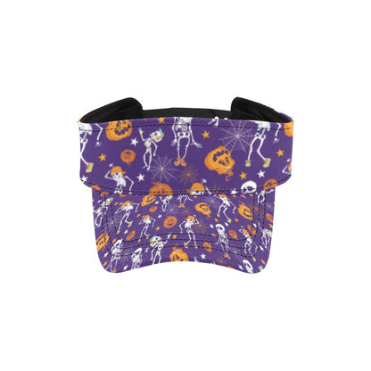 Skeleton Halloween Dance Print Design LKS304 Unisex Sun Visor