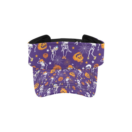 Skeleton Halloween Dance Print Design LKS304 Unisex Sun Visor
