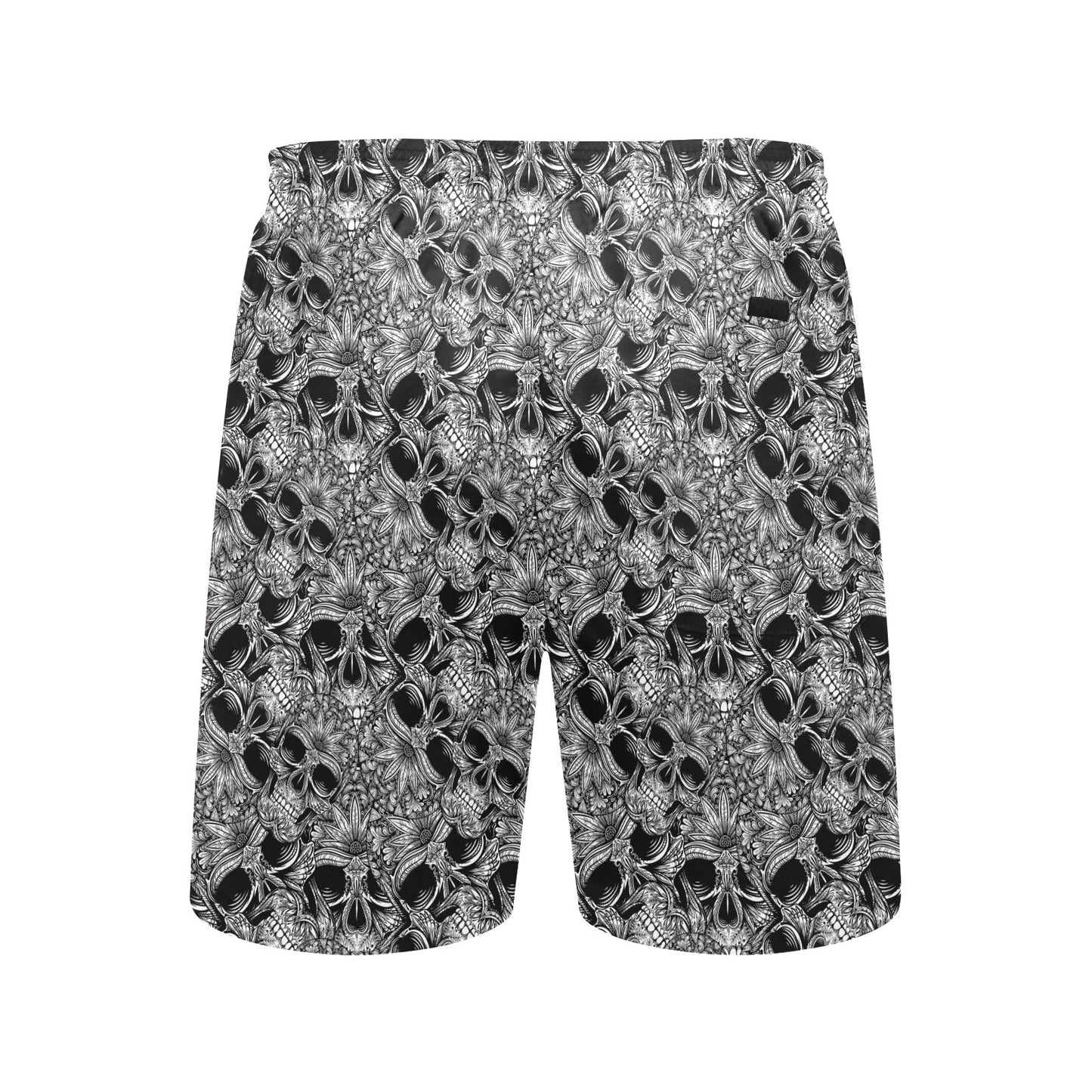 Skull Tattoo Design Print Men's Swim Trunks Beach Shorts