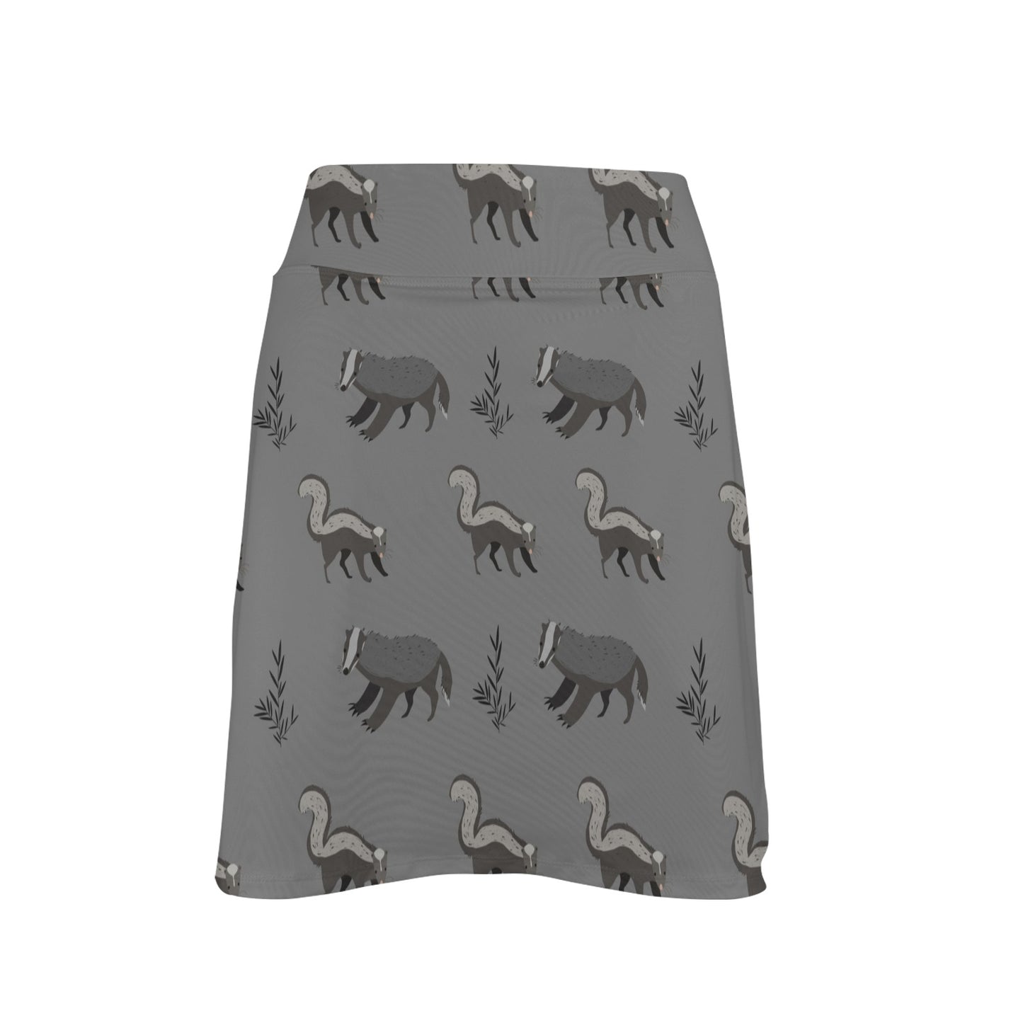 Skunk Print Design LKS301 17" Golf & Pickleball Skort with Pockets
