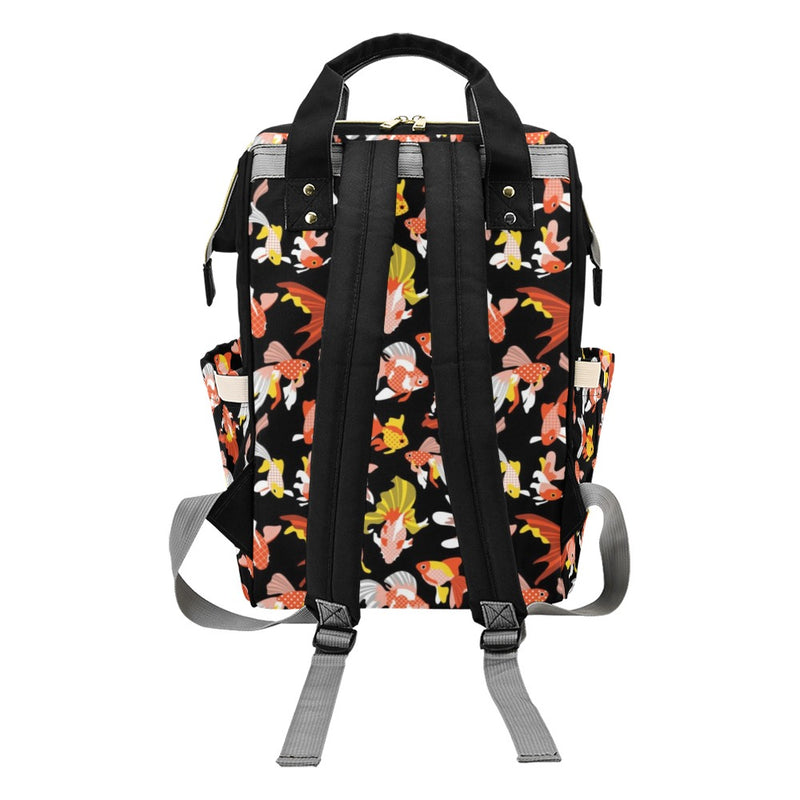 Goldfish Print Design LKS401 Diaper Bag Backpack