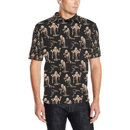 Mummy Print Design LKS302 Men Polo Shirt
