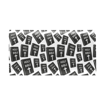 Christian Holy Bible Book Pattern Women's Trifold Wallet