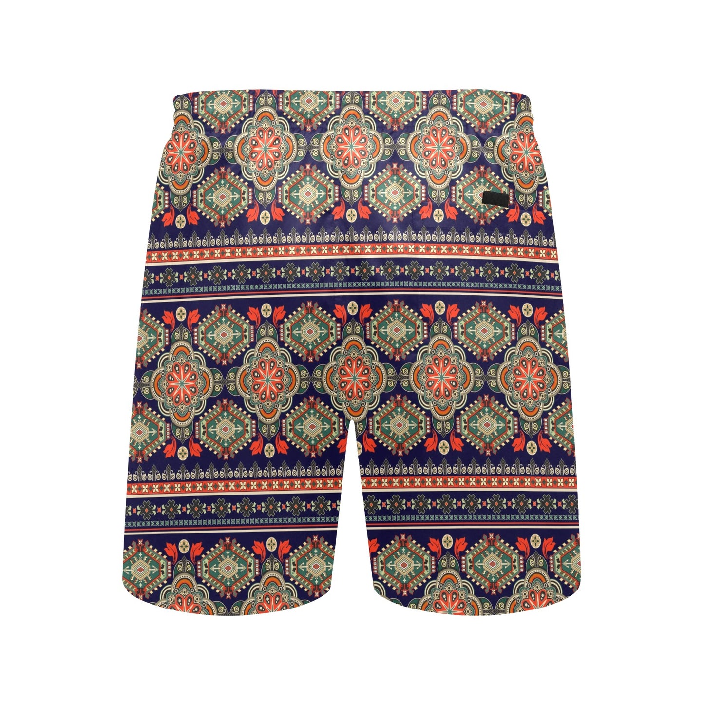 Ethnic Geometric Print Pattern Men's Swim Trunks Beach Shorts