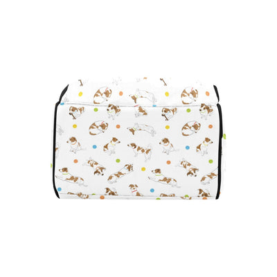 Russell Terriers With Balls Print Design LKS307 Diaper Bag Backpack