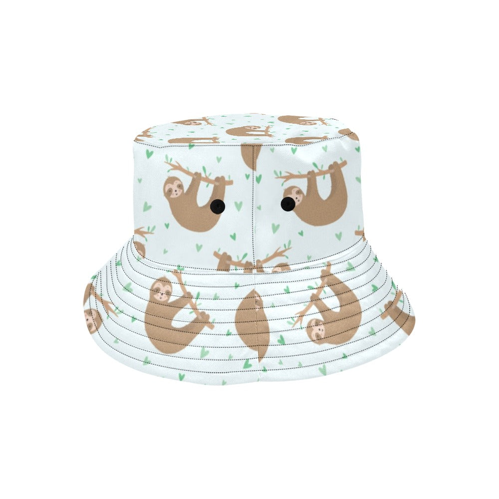 Sloth Print Design LKS308 Unisex Bucket Hat
