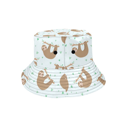 Sloth Print Design LKS308 Unisex Bucket Hat