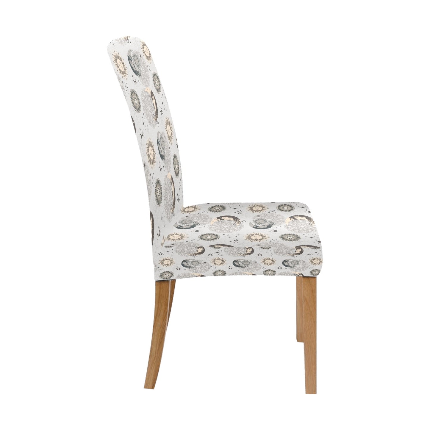 Sun Moon Print Design LKS302 Dining Chair Slipcover