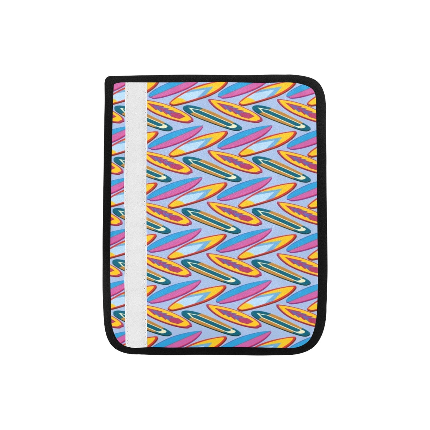 Surfboard Pattern Print Design LKS303 Car Seat Belt Cover