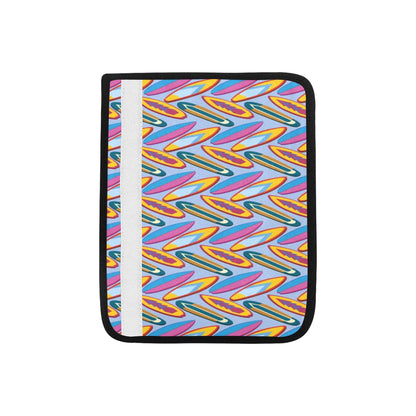 Surfboard Pattern Print Design LKS303 Car Seat Belt Cover