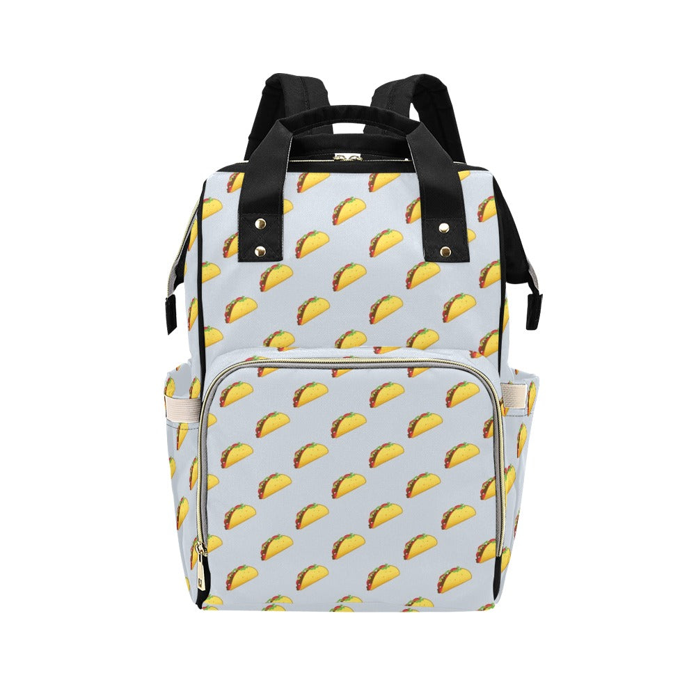 Taco Print Design LKS304 Diaper Bag Backpack