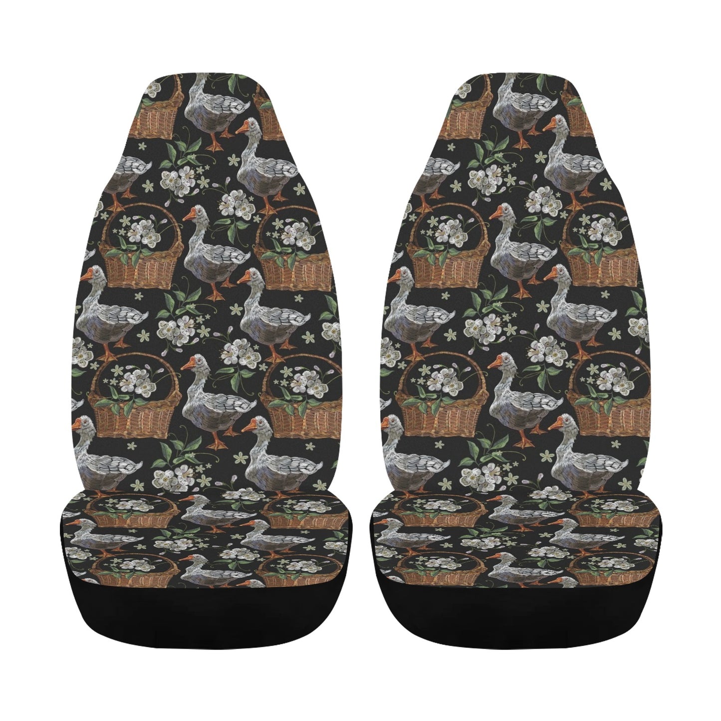 Goose Print Design LKS406 Car Seat Covers