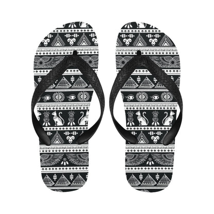 Tribal Pattern Print Design LKS305 Flip Flops