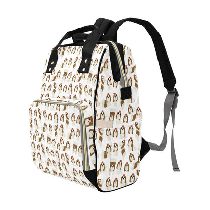 Shih Tzu Print Design LKS302 Diaper Bag Backpack