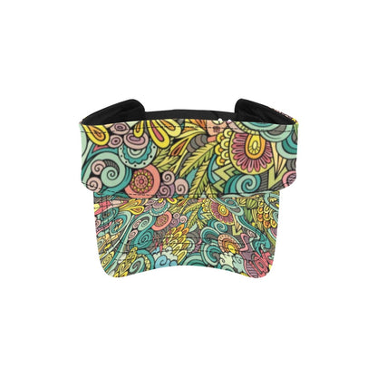 Hippie Print Design LKS302 Unisex Sun Visor