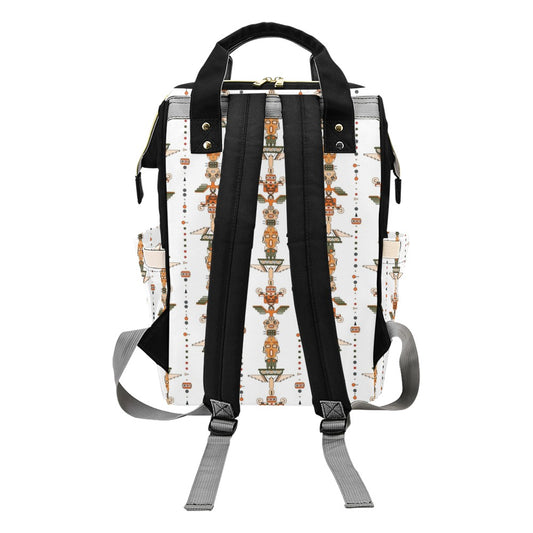 Totem Print Design LKS302 Diaper Bag Backpack