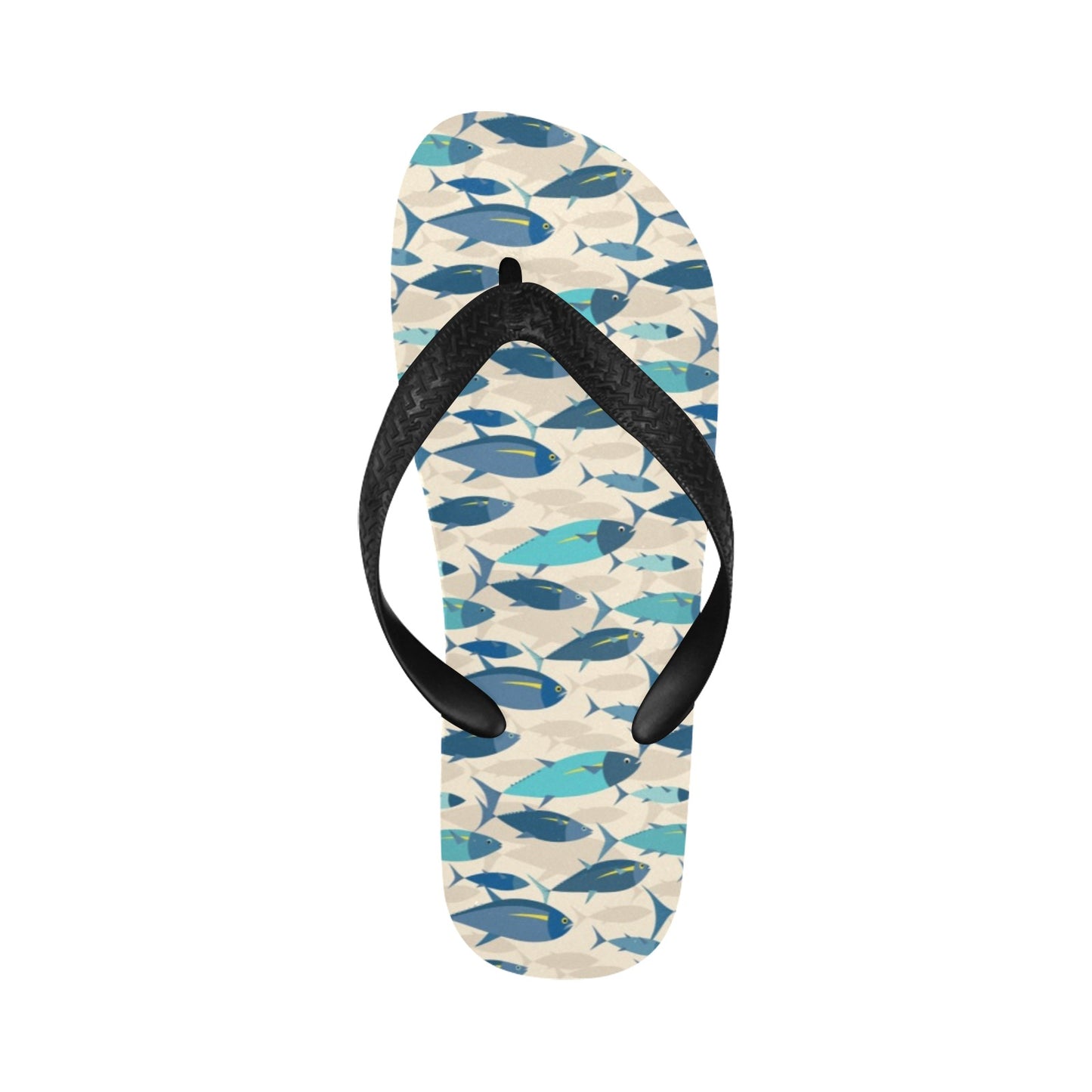 Tuna Fish Print Design LKS302 Flip Flops