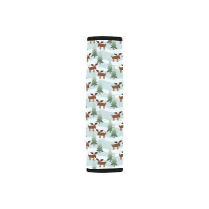 Moose Print Design LKS402 Car Seat Belt Cover