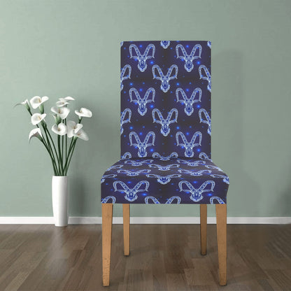 Goat Print Design LKS401 Dining Chair Slipcover