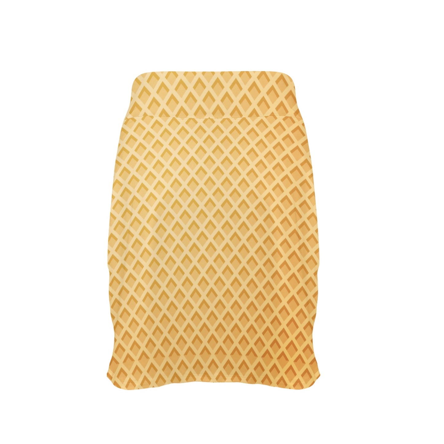 Waffle Texture Print Design LKS302 17" Golf & Pickleball Skort with Pockets