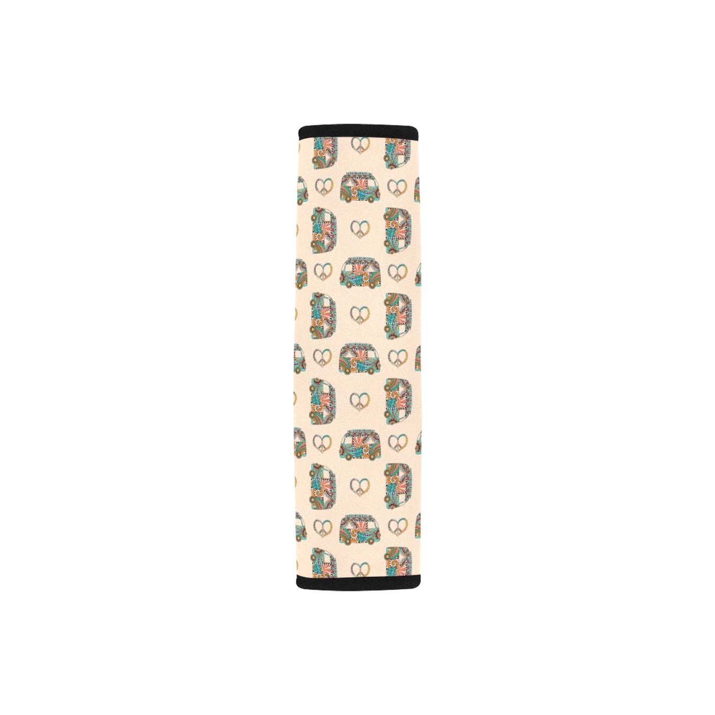 Hippie Van Peace Print Design LKS303 Car Seat Belt Cover