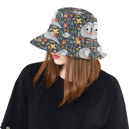 Sloth Print Design LKS303 Unisex Bucket Hat