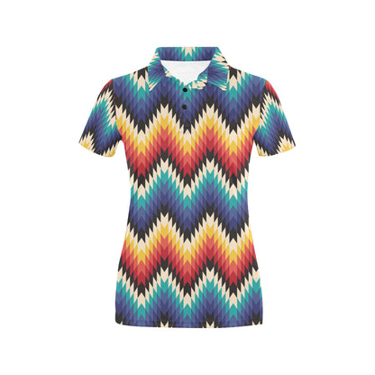 Tribal Aztec Women's Polo Shirt
