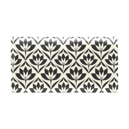 Lotus Pattern Print Women's Trifold Wallet