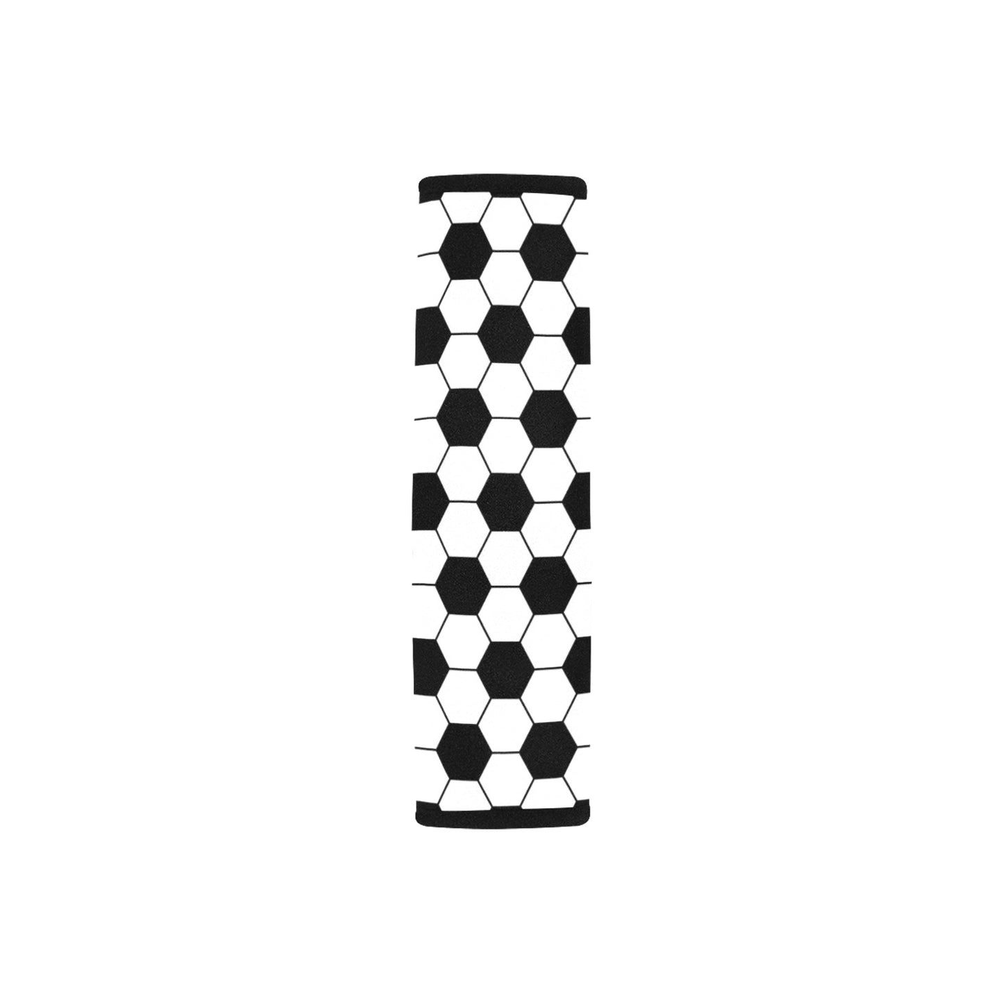 Soccer Ball Texture Print Design LKS303 Car Seat Belt Cover