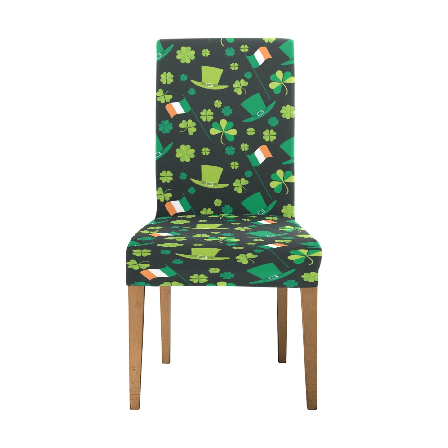 Shamrock Saint Patrick's Day Print Design LKS304 Dining Chair Slipcover