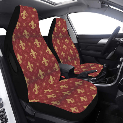 Fleur De Lis Print Design LKS401 Car Seat Covers