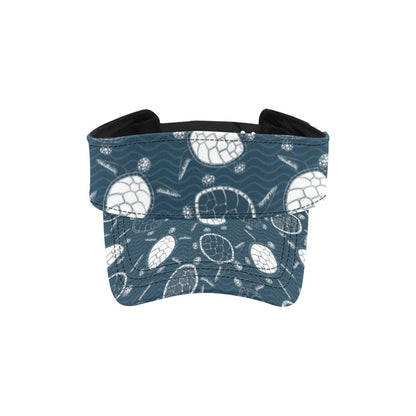 Sea Turtle Print Design LKS3015 Unisex Sun Visor