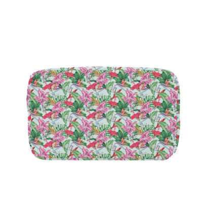 Tropical Flower Print Design LKS304 Insulated Lunch Bag