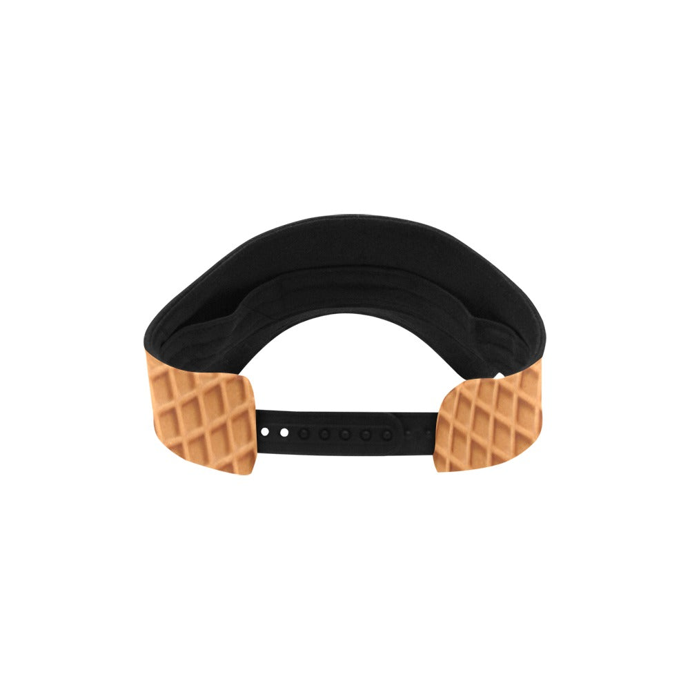 Waffle Texture Print Design LKS301 Unisex Sun Visor