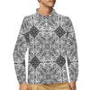 Bandana Print Design LKS309 Long Sleeve Polo Shirt For Men's
