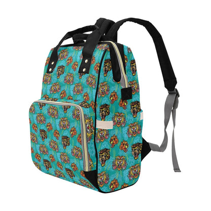 Tattoo Tiger Head Print Design LKS304 Diaper Bag Backpack