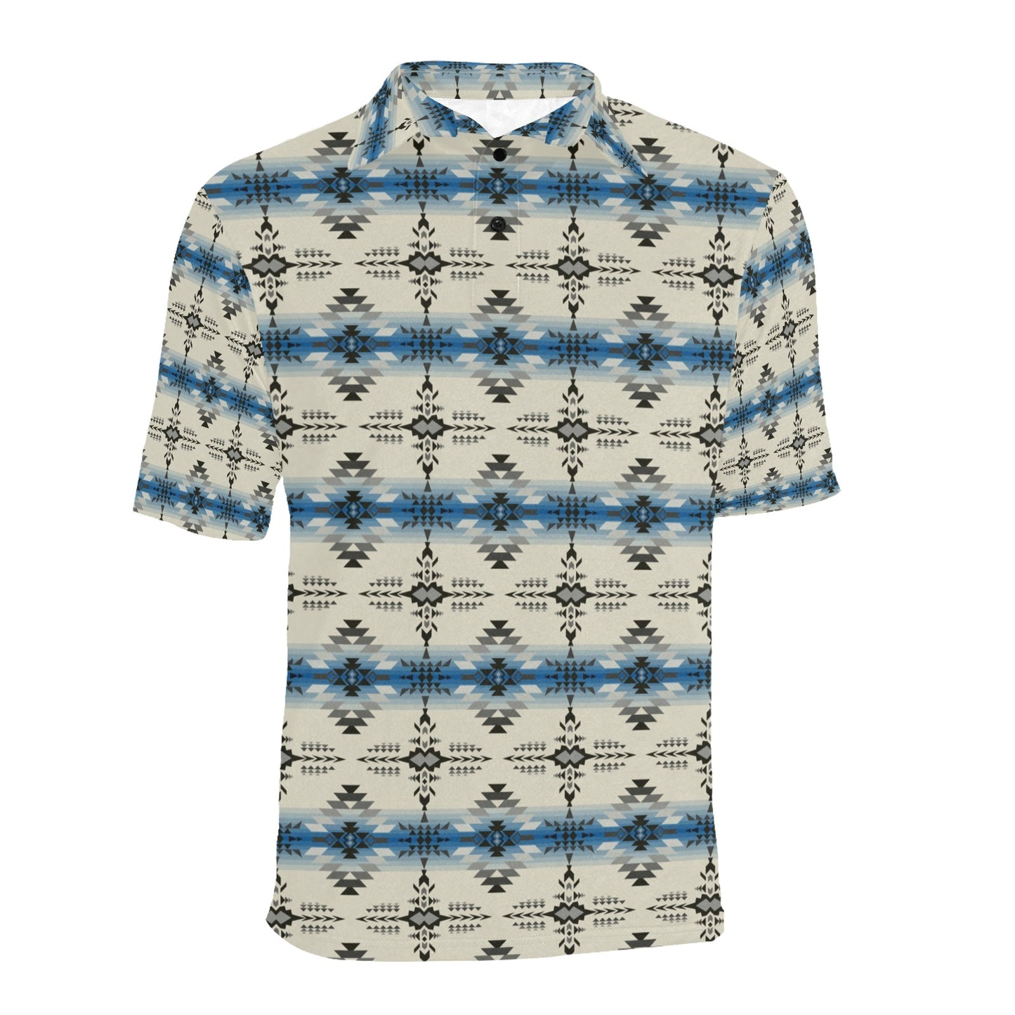 Southwest Pattern Print Design LKS304 Men Polo Shirt